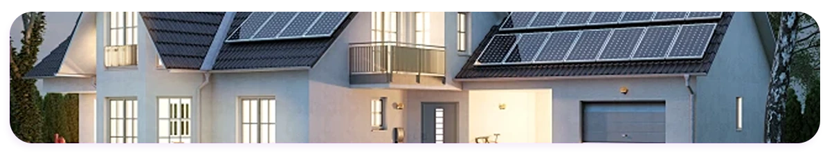 Modern home representing whole-house water treatment
