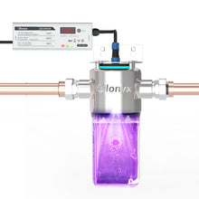 GX-LED-12 installed on a whole-house water line with UVC LED purification