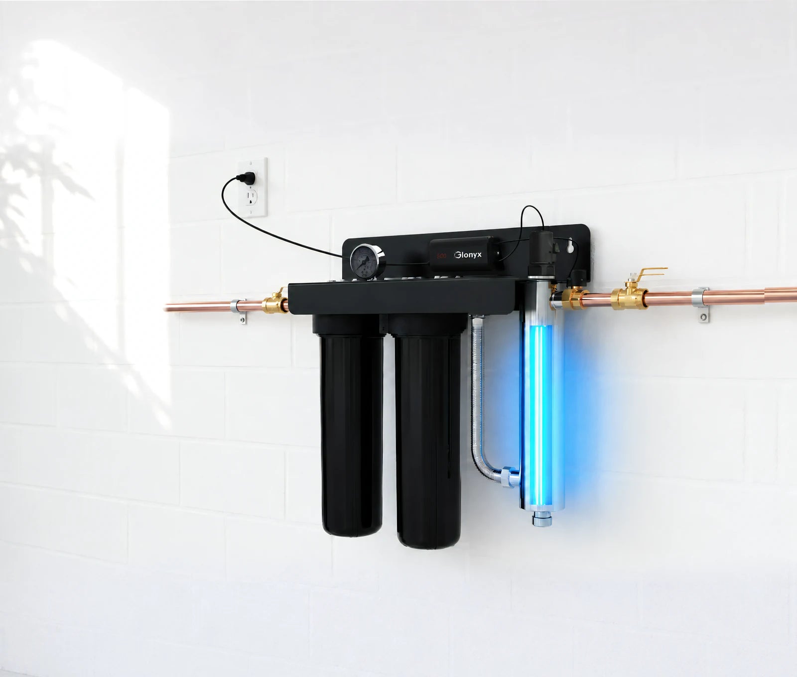 Flow-activated UV photo